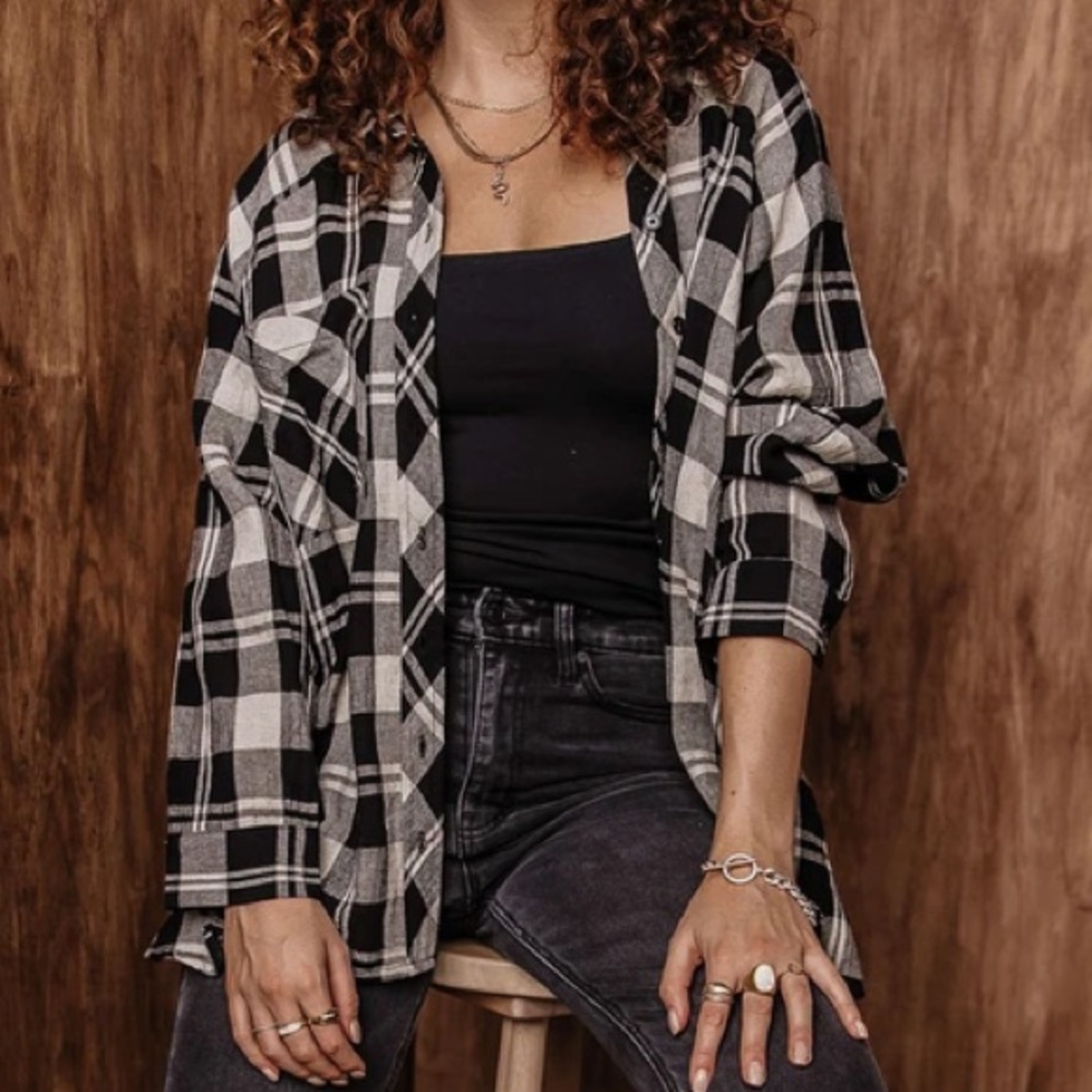 Bohme Russet Plaid Shacket